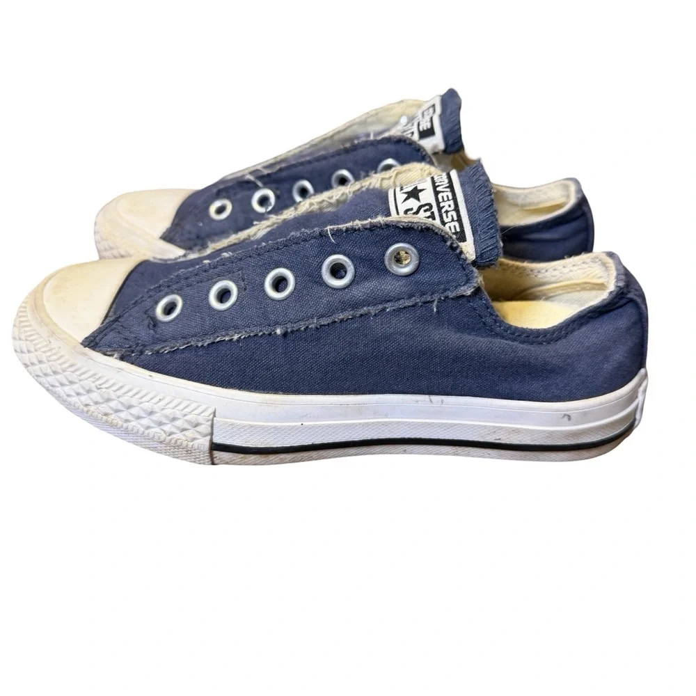 💙✨ Converse Chuck Taylor All‎ Star Navy Slip-On Sneakers Youth 12 ✨💙